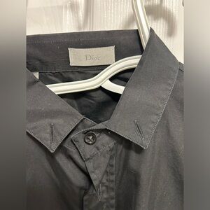 Dior homme black dress shirt size 40